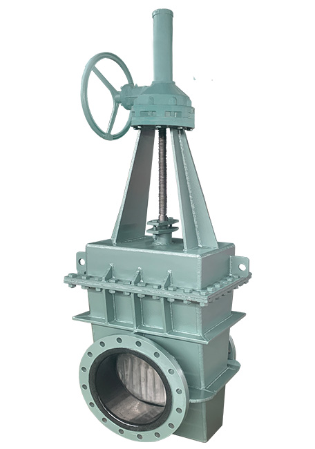 傘齒輪襯膠閘板閥 