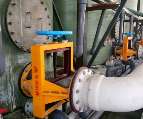 手動(dòng)管夾閥-酸洗石英砂